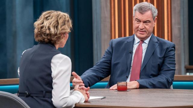 Söder fordert CDU-Abweichler zum Austritt aufAls CDU-Abgeordneter für die AfD stimmen? Wer das in Sachsen-Anhalt tut, hat für Markus Söder keine Zukunft in der Union. "Wollt ihr woanders hin? Dann sagt's auch", so der CSU-Chef bei Caren Miosga.➡️ #CDU #AfD #SachsenAnhalt