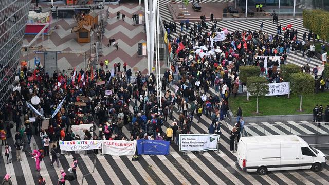 Flughafen München: Hunderte bei Demo gegen Abschiebeterminal